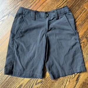 Boys Black Golf Shorts Size Medium